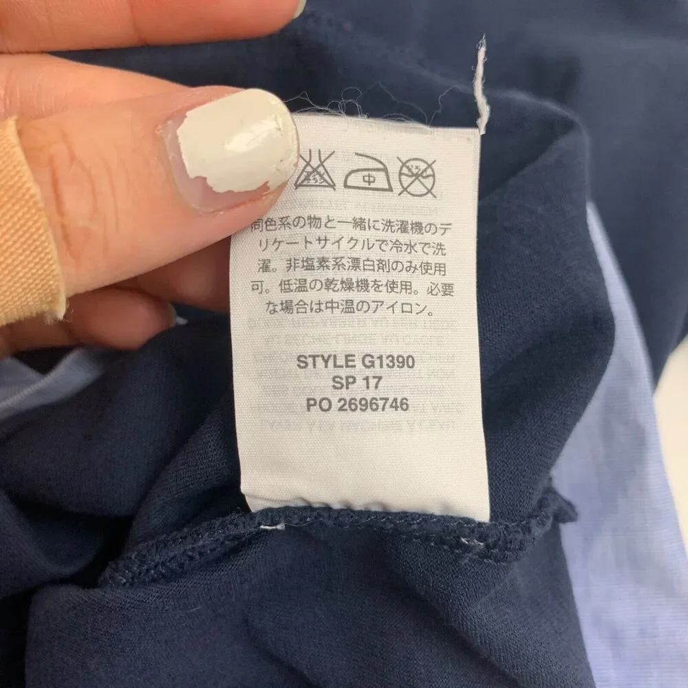 J Crew Side Tie T Shirt Womens XS Extra Small Ribbon Trim Short Sleeve Tee *READ